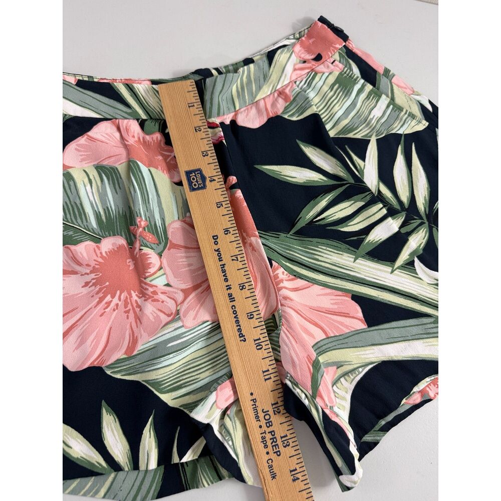 Ann Taylor Women's Floral Tropical Print Dressy Shorts Side Zipper Size 2 - Picture 9 of 12